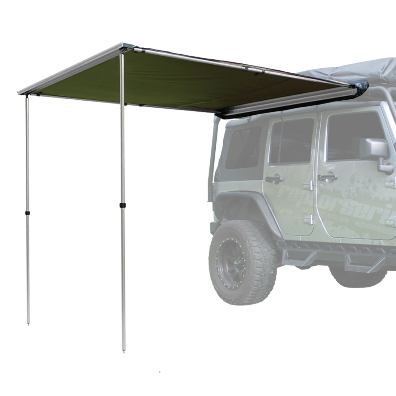 OffGrid Pull Out Roof Top Awning Sun Shade Shelter 8.2ft x 6.5ft — primary image