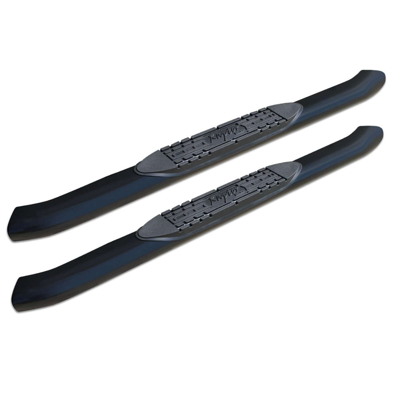 Raptor Series 4" OE Style Oval Nerf Bars Black E-Coated Steel Part# 1504-0304B — primary image