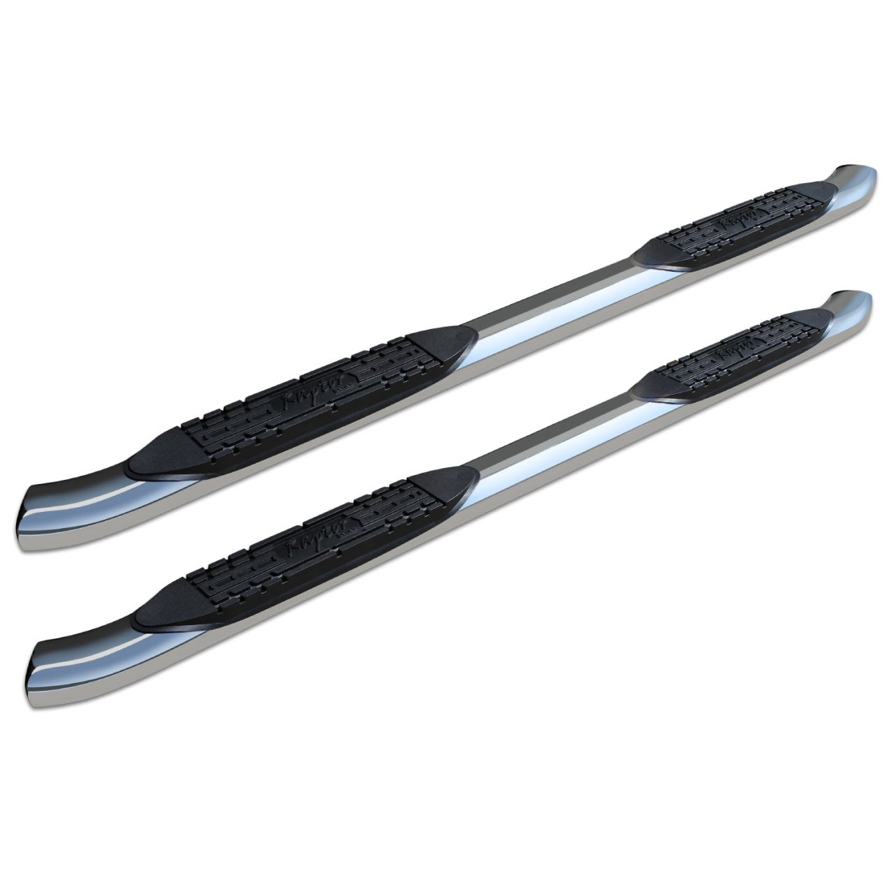 Raptor Series 4" OE Style Oval Nerf Bars Polished Stainless Part# 1505-0192 — primary image