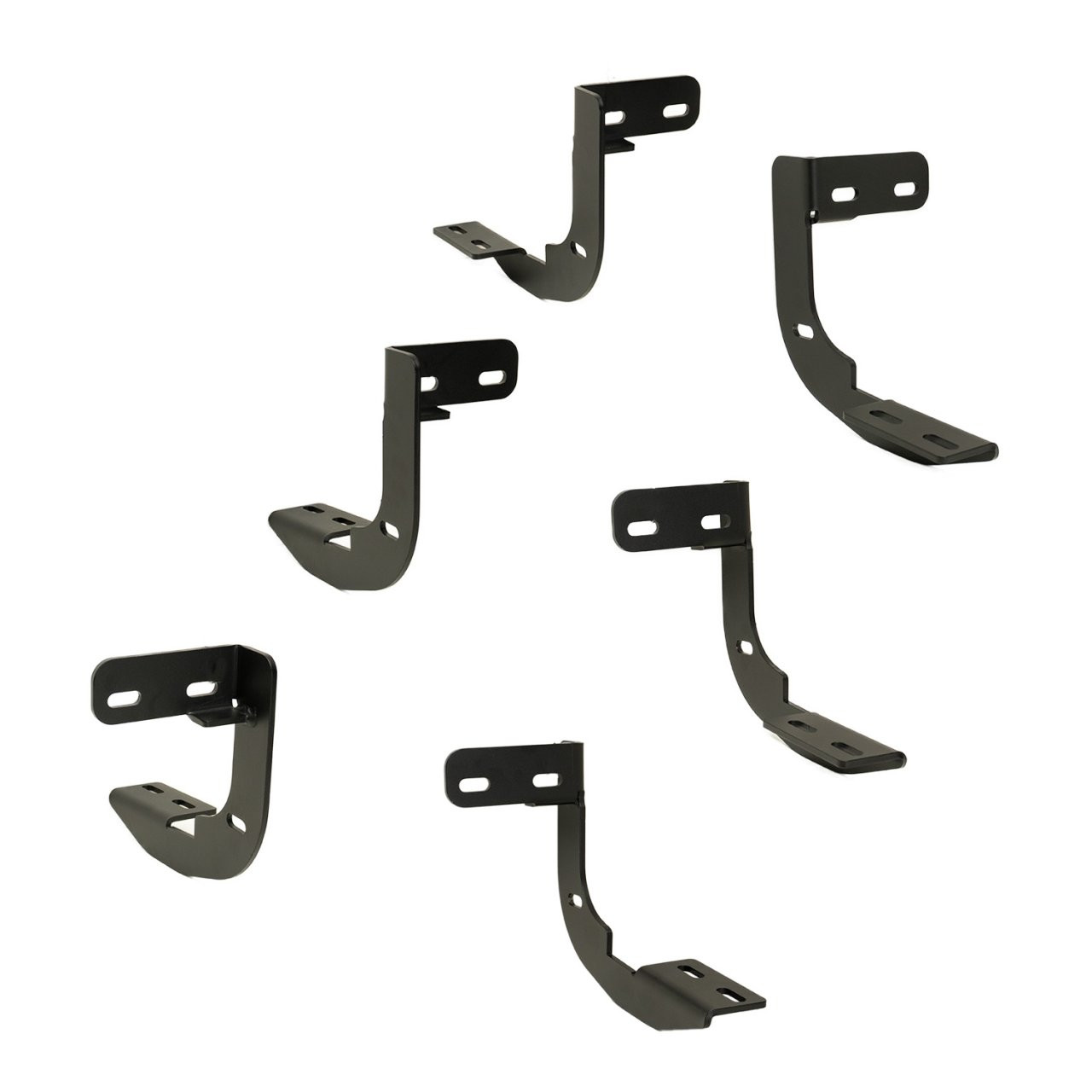 Raptor Series Tread Step Running Boards BLK Textured Aluminum Part# 1902-0051BT — application image