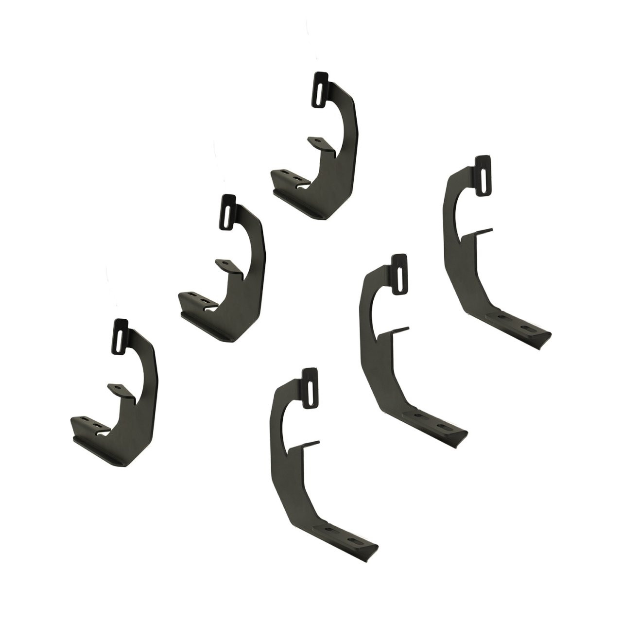 Raptor Series Sawtooth Running Boards Black Textured Aluminum - Part# 2101-0185BT — application image