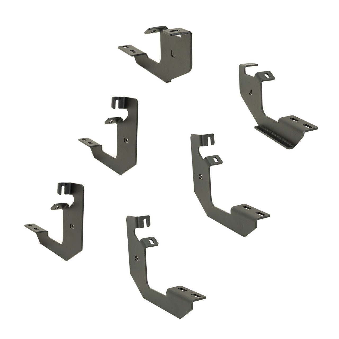 Raptor Series 6" OEM Style Running Boards Black Textured Aluminum - 1703-0251BT — application image