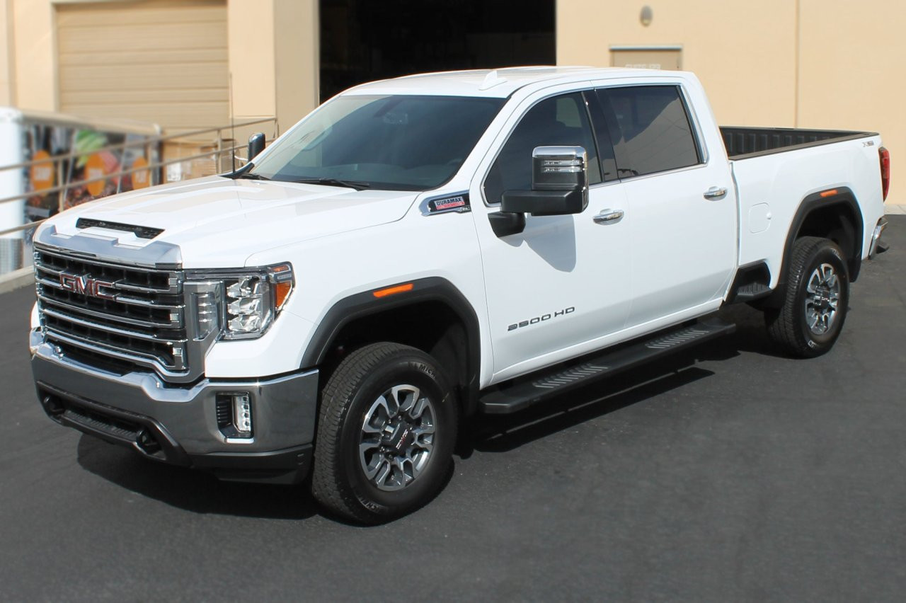 Raptor Series 6" OEM Style Running Boards Black Textured Aluminum - 1703-0300BT — side view