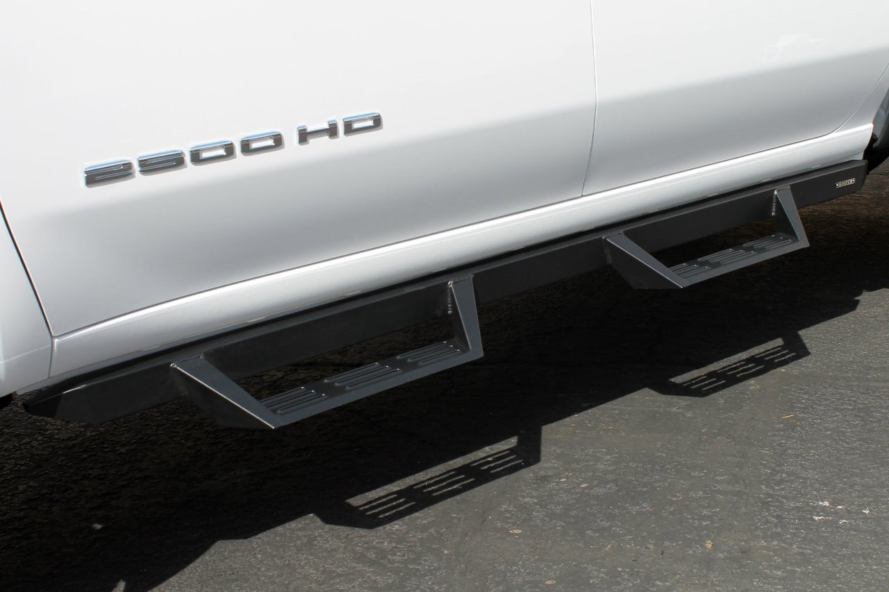 Magnum RT Gen 2 Drop Steps Black Textured Alloy Steel - Part# GTS26CH — side view