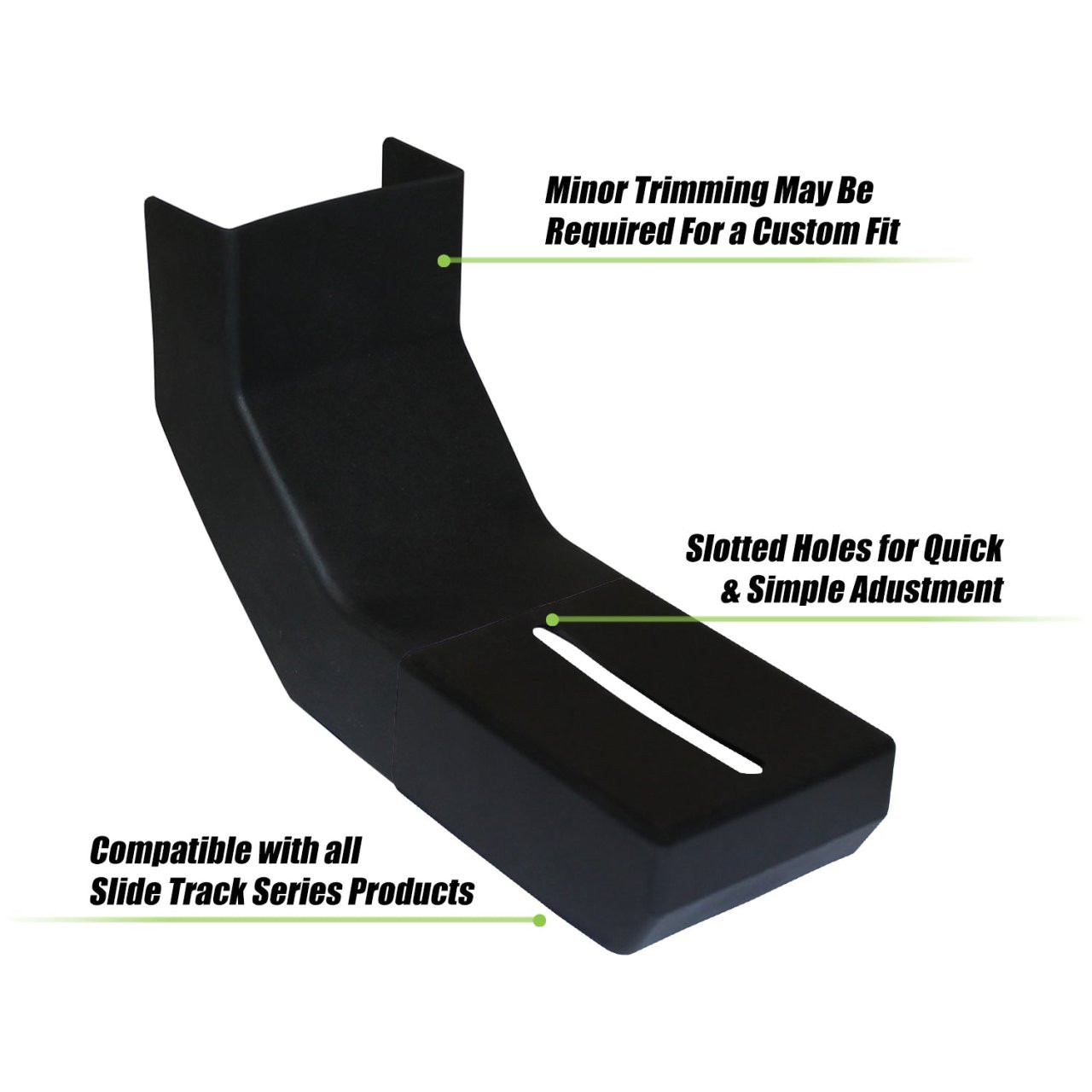 Bracket Covers for Raptor Series Slide Track Running Boards Only - Qty 6 Set — application image