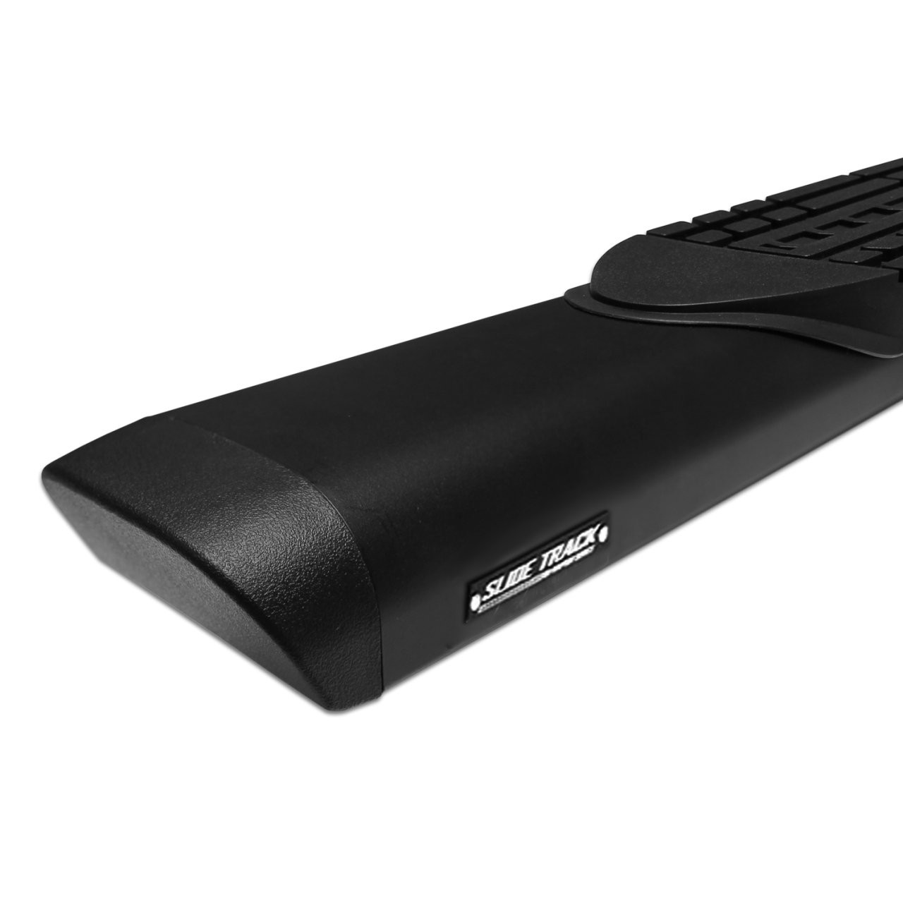 Raptor Series Oval Running Boards Black Textured Aluminum - Part# 2004-0367BT — application image