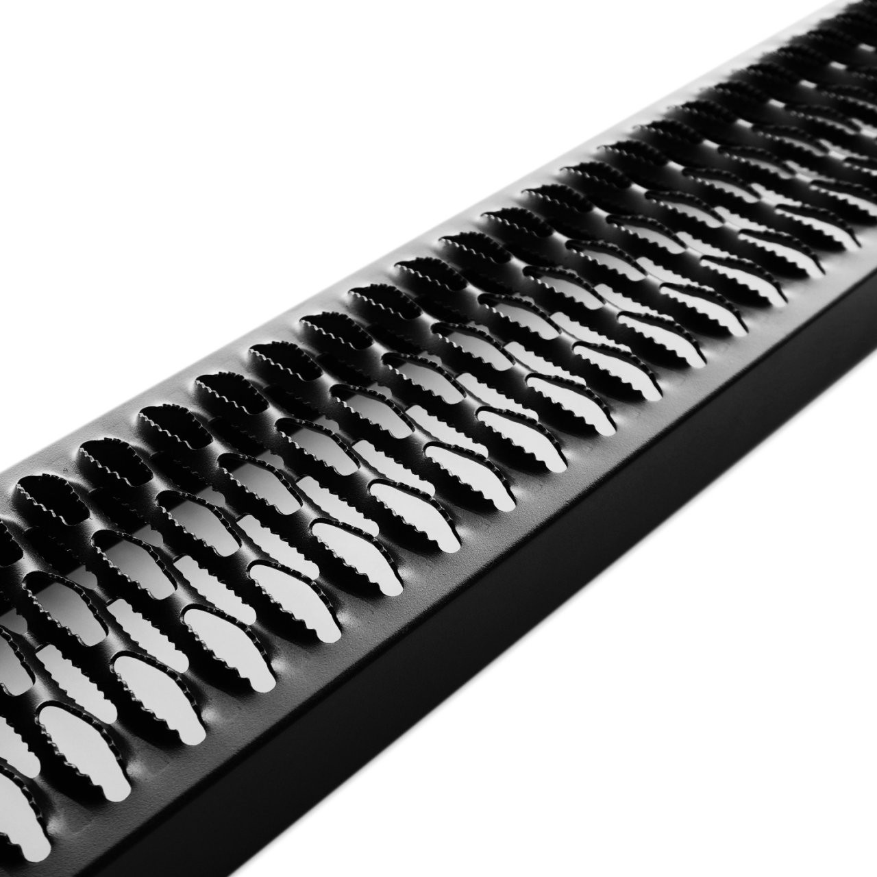 Raptor Series HD WorkStep Running Boards Black Textured Aluminum - Part# 2456-0300BT — application image