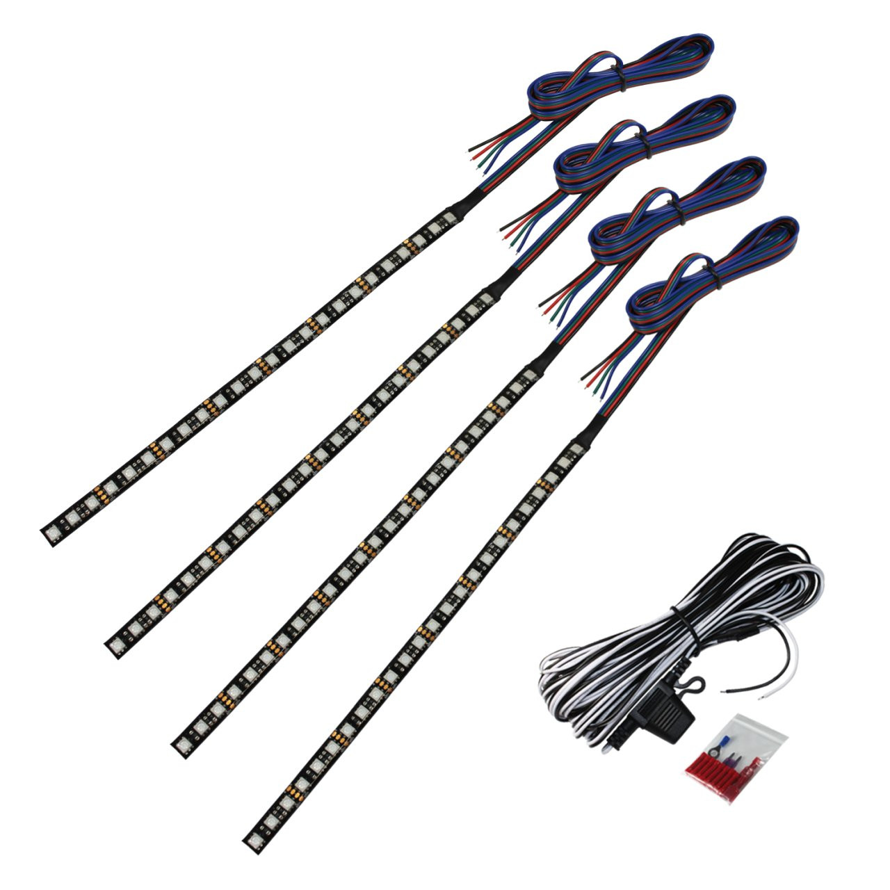 Raptor Series RGB LED Lights - 10 in Universal LED Light Strip Kit — primary image