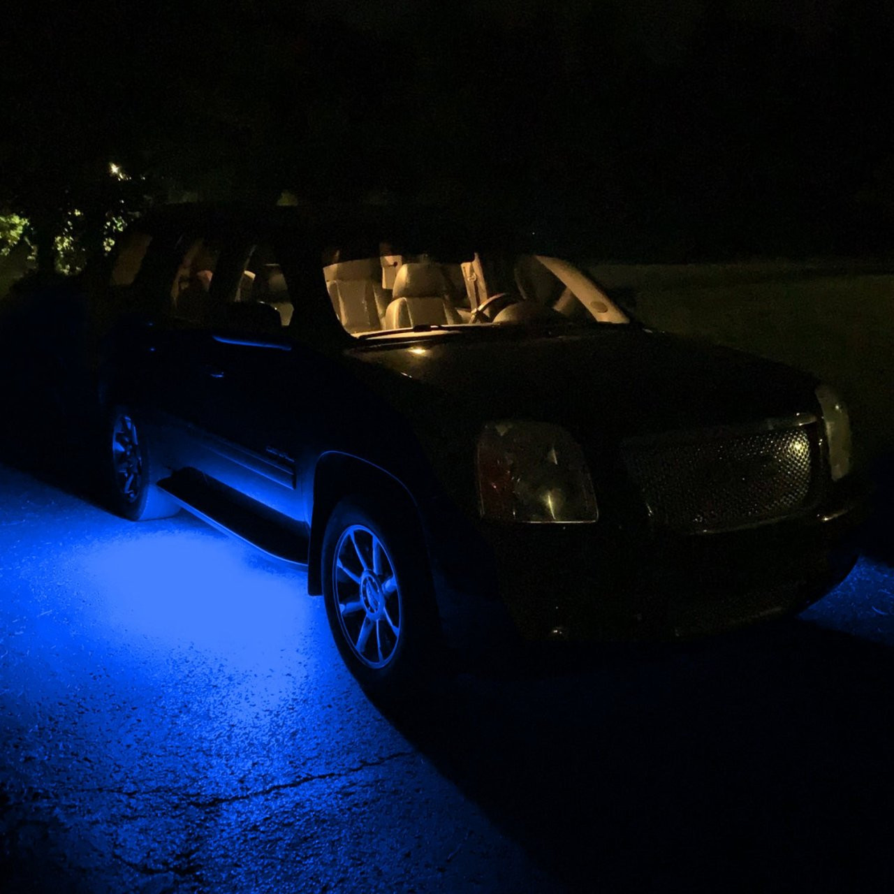 Raptor Series RGB LED Lights - 10 in Universal LED Light Strip Kit — side view