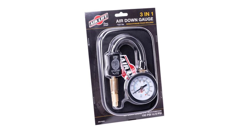 Air Lift’s Analog Air Pressure Gauge — rear view