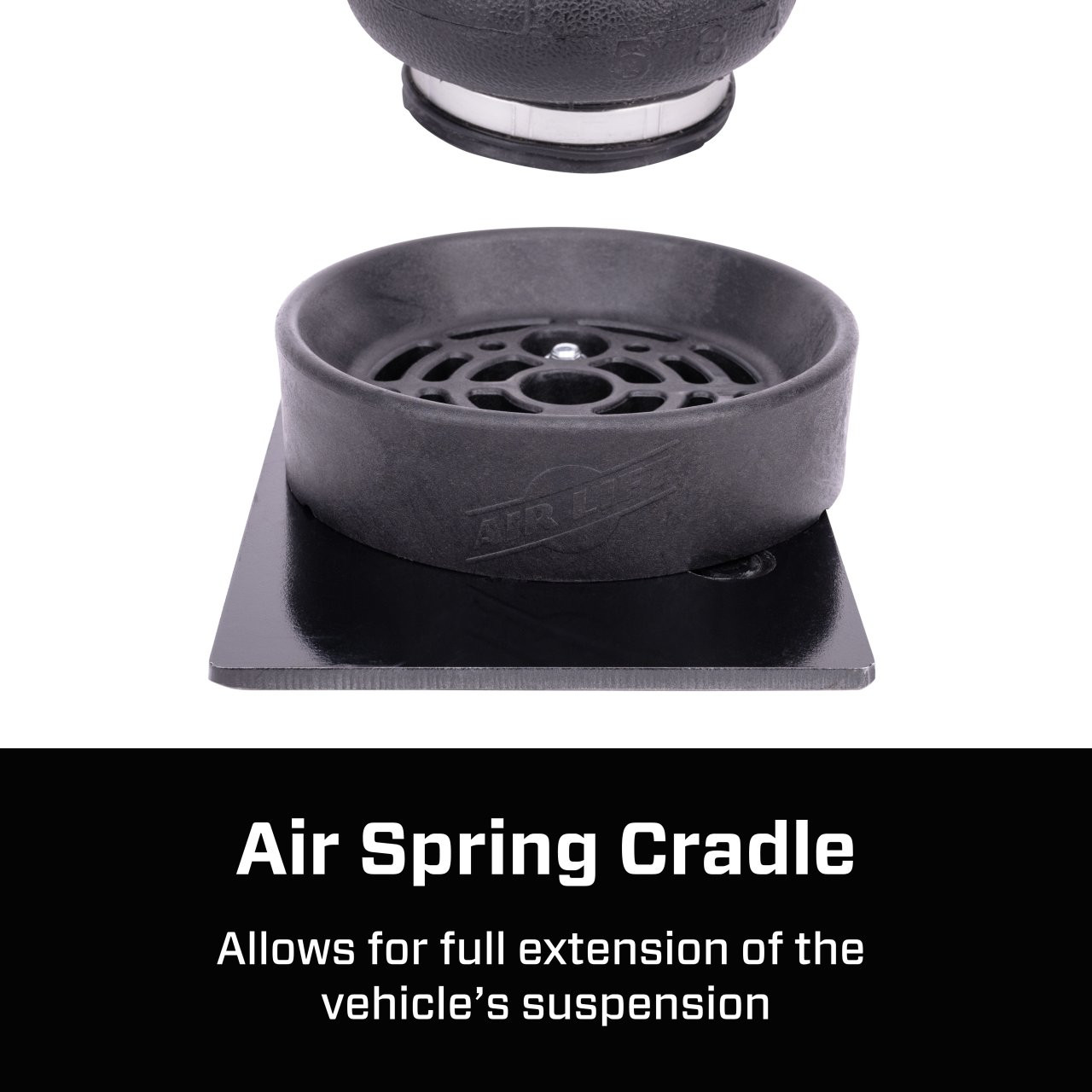 LoadLifter air spring kit with Universal Air Spring Cradle-57415