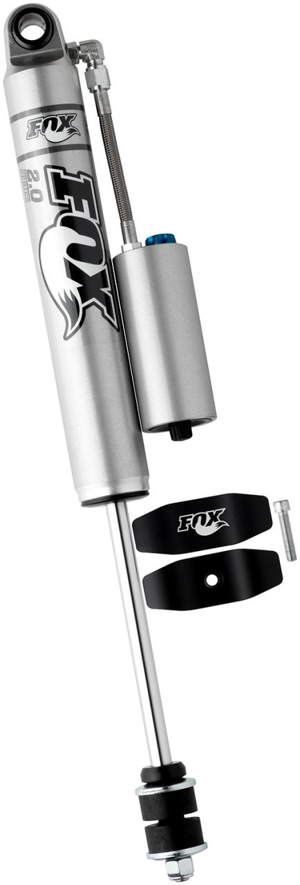 PERFORMANCE SERIES 2.0 SMOOTH BODY RESERVOIR SHOCK - ADJUSTABLE (985-26-123) — front view