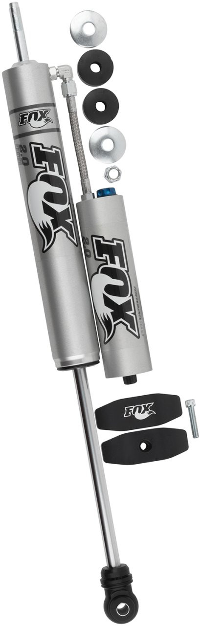 PERFORMANCE SERIES 2.0 SMOOTH BODY RESERVOIR SHOCK - ADJUSTABLE (985-26-015) — front view