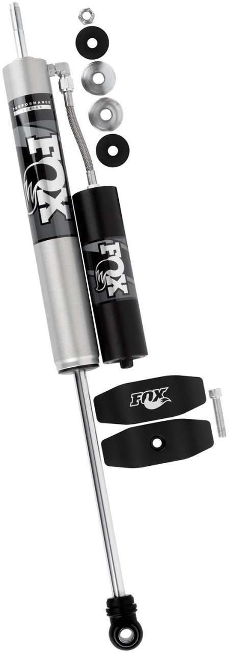 PERFORMANCE SERIES 2.0 SMOOTH BODY RESERVOIR SHOCK (985-24-164) — front view