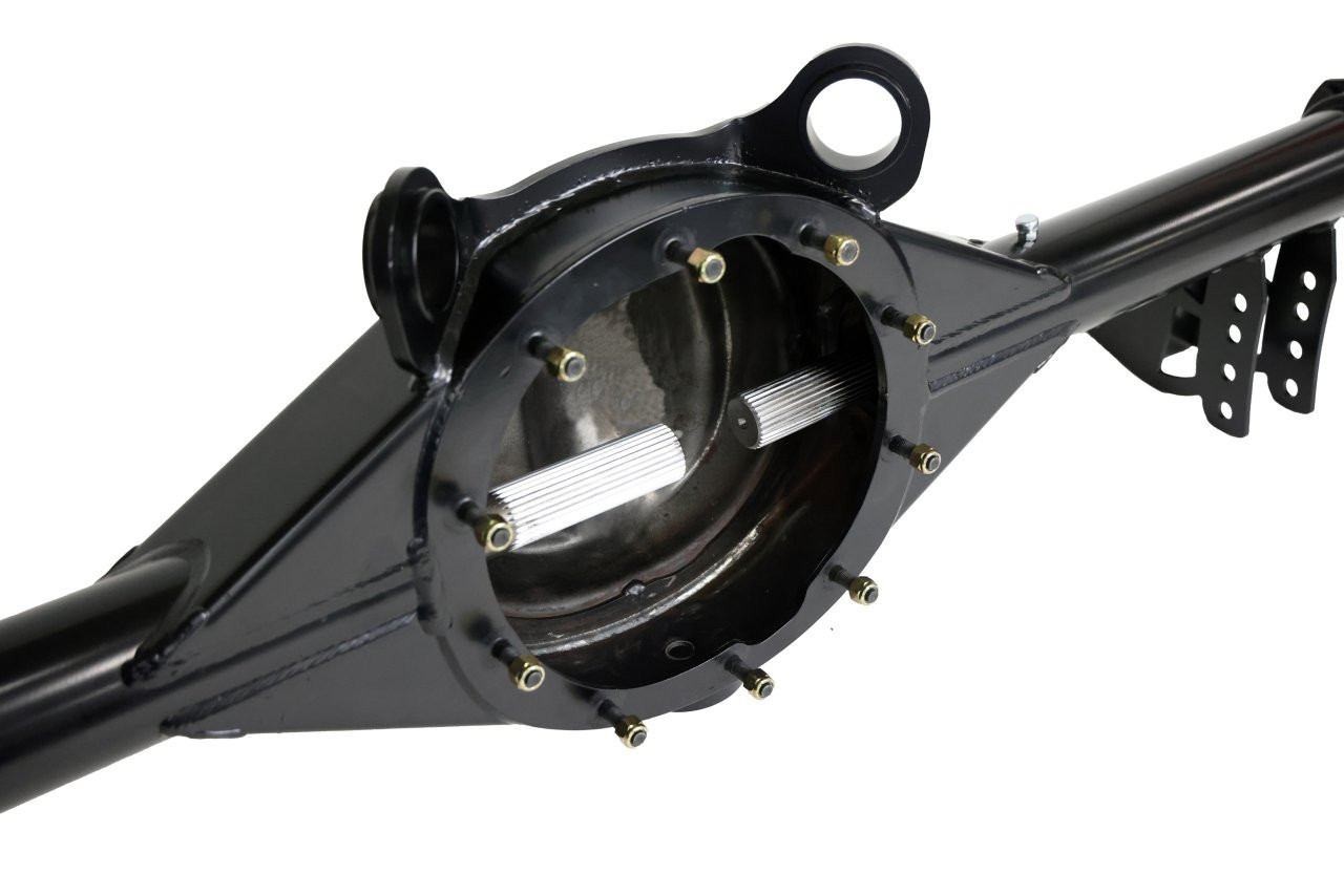 Ford 9" housing and axles, satin black, stock width (59.375"), 64-67 A-Body.