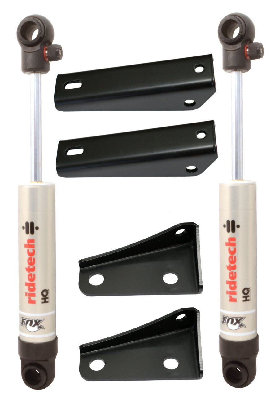 Rear HQ Shock Kit for 1963-1972 C10.  For use with 4" lowering springs. — primary image