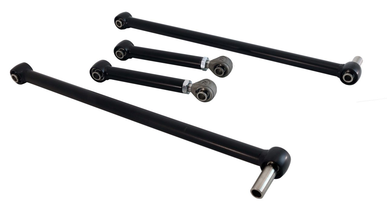 Replacement 4-Link bar kit with R-Joints, std adj. for 1970-1970 Mopar E-Body. — primary image