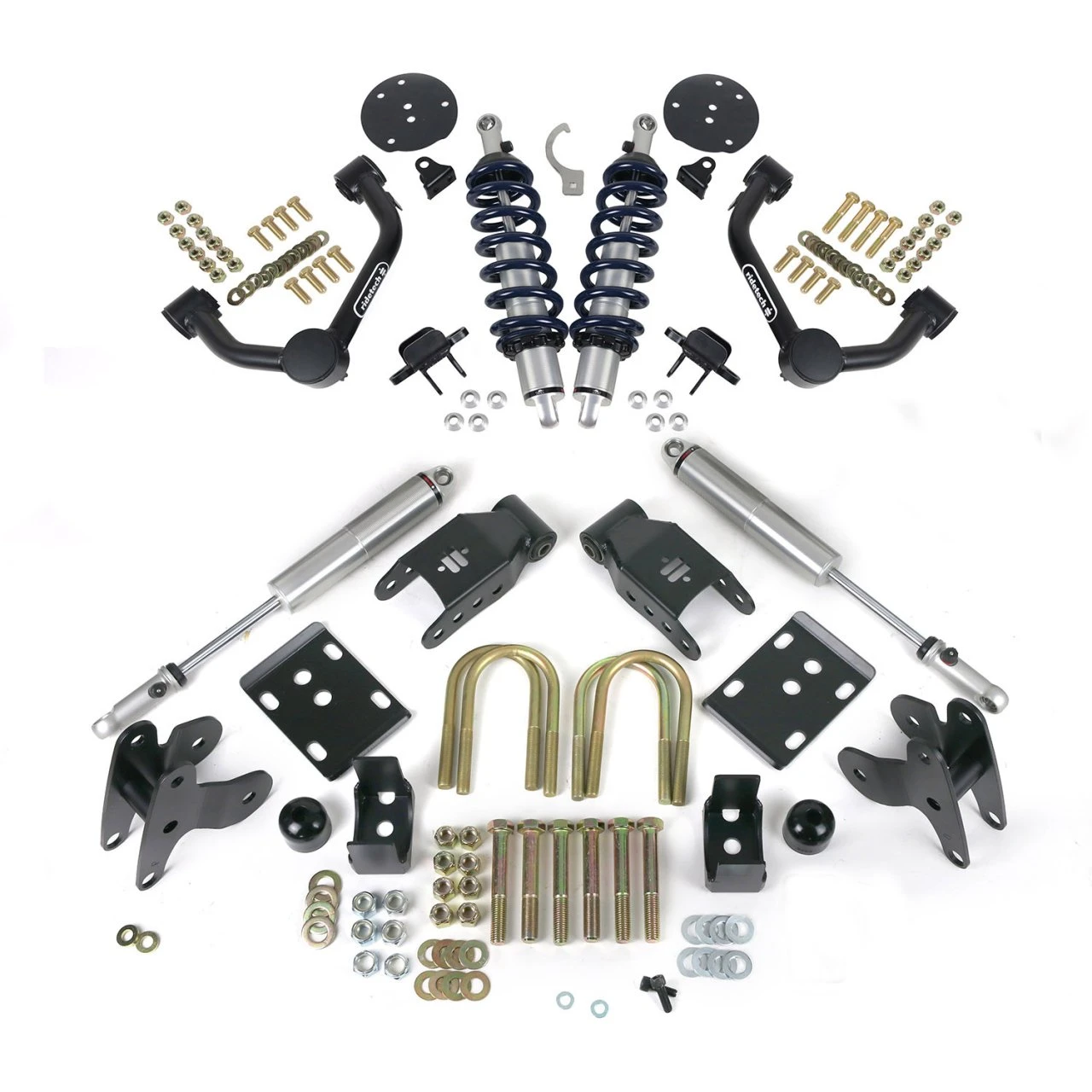 Ridetech 3"/5" lowering kit with HQ Coilovers for 2015-2026 F-150, 4WD. — primary image
