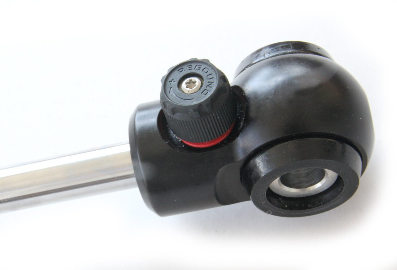 Rear HQ Shock Absorber with 7.55" stroke with wide t-bar/eye mounting. (22189864)