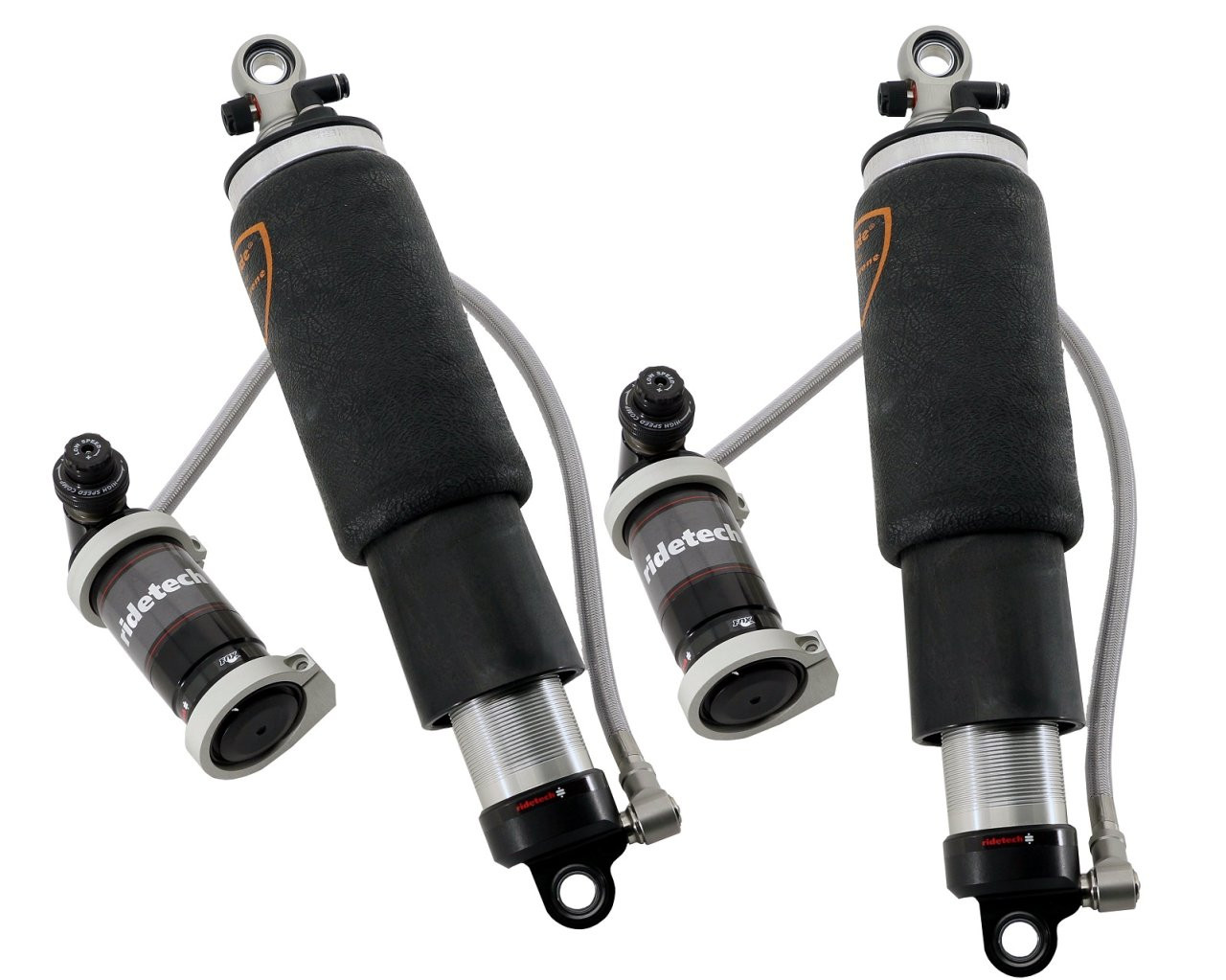 Rear TQ Shockwaves, 7000 Series with 4.1" stroke and 2" stud. — primary image