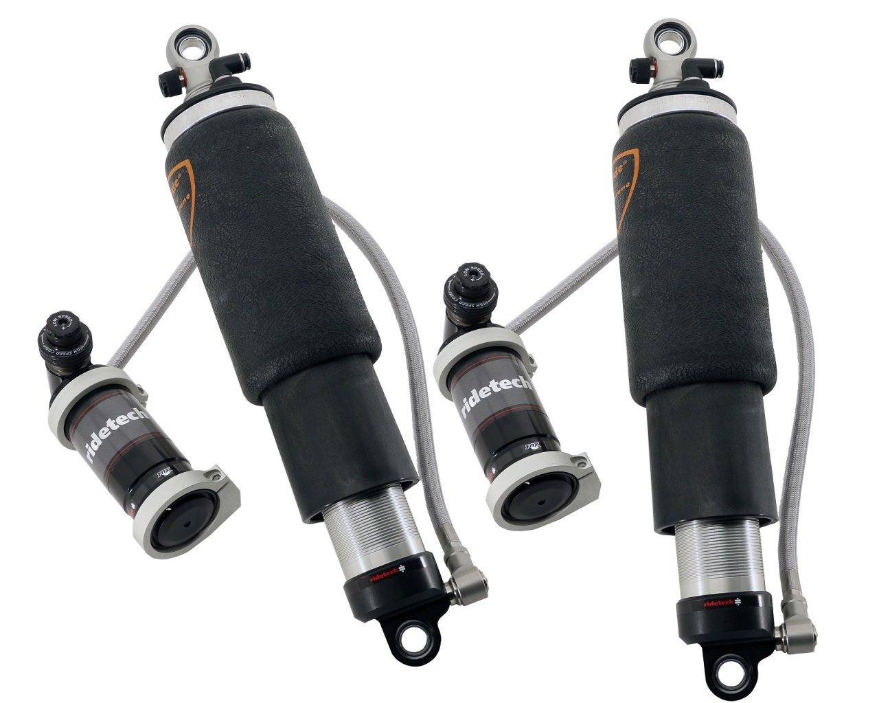 Rear TQ Shockwaves, 8000 Series with 4.1" stroke and 1.7" eye. — primary image