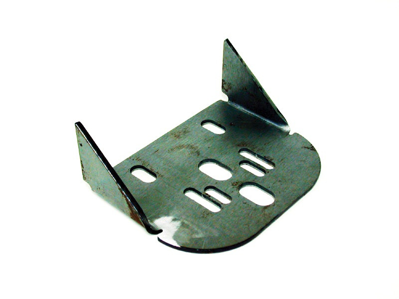 Weld-On rear upper air spring bracket, uncoated. — primary image