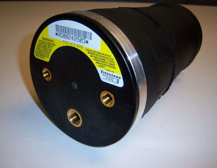Firestone 9002 rolling sleeve air spring, 5" diameter with 1/4" npt port.