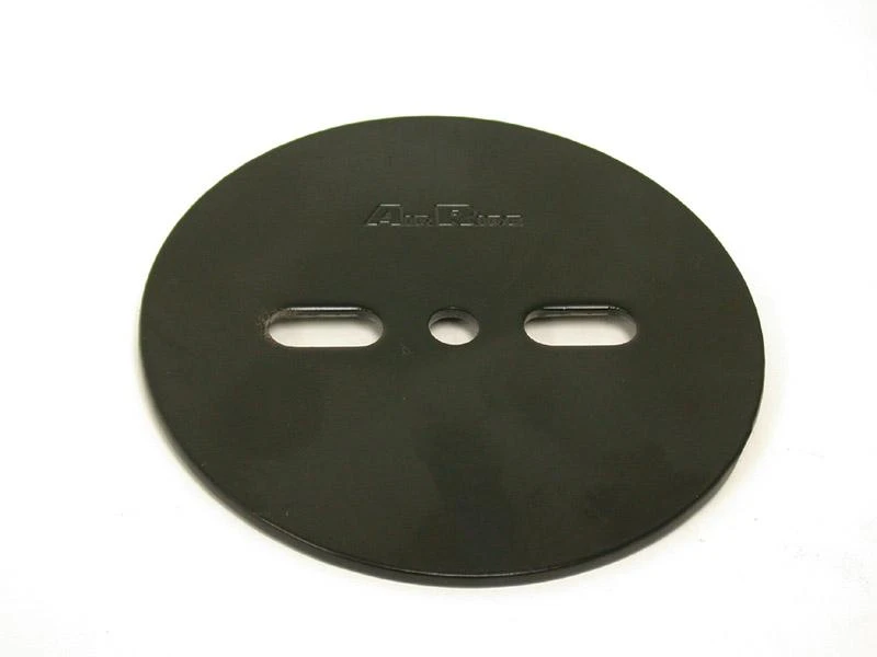 A079X - NO P-Coat, Pattern Plate with Center Hole, WITHOUT Powder Coat — primary image