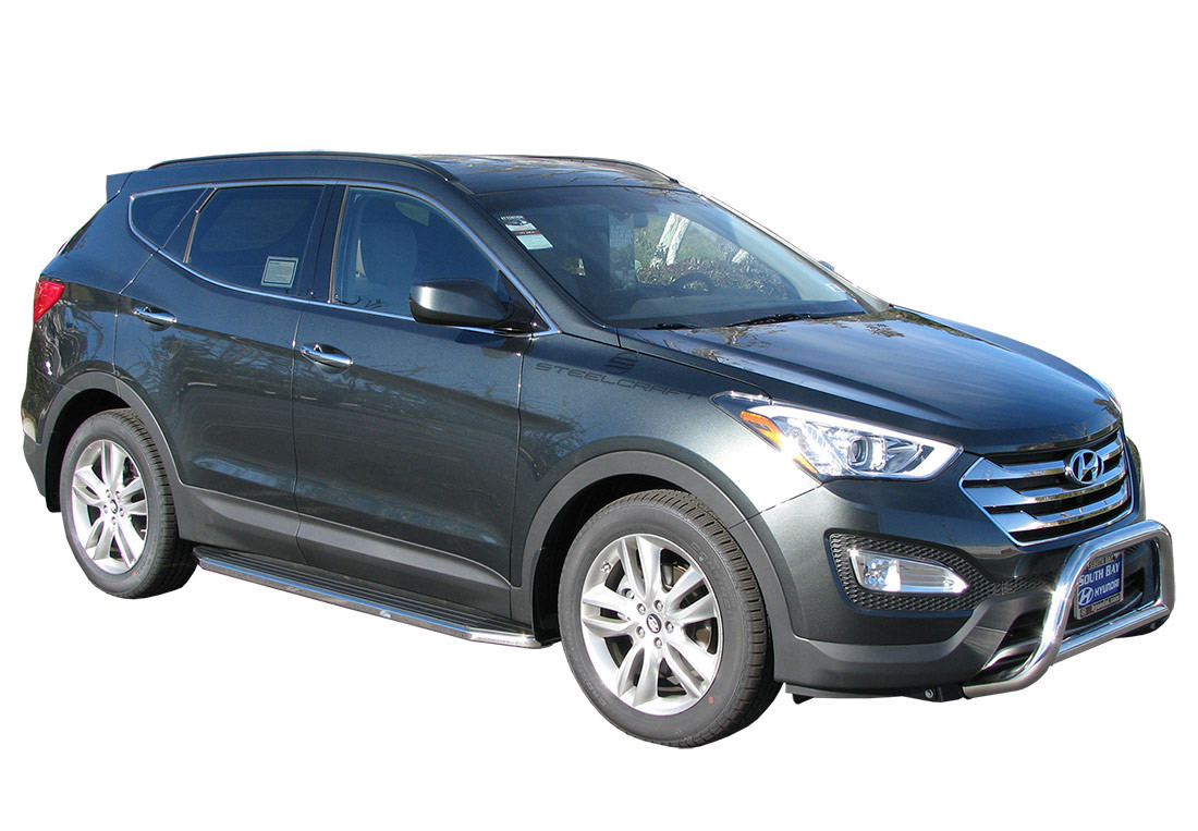 STX100 Running Boards - Black/Stainless (170700) — primary image