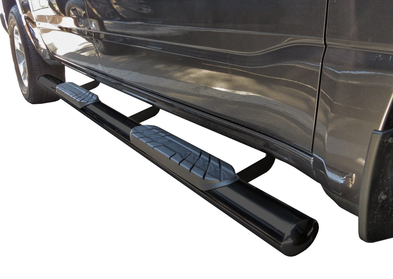 4" Straight Sidebars - Black (440700-1) — primary image