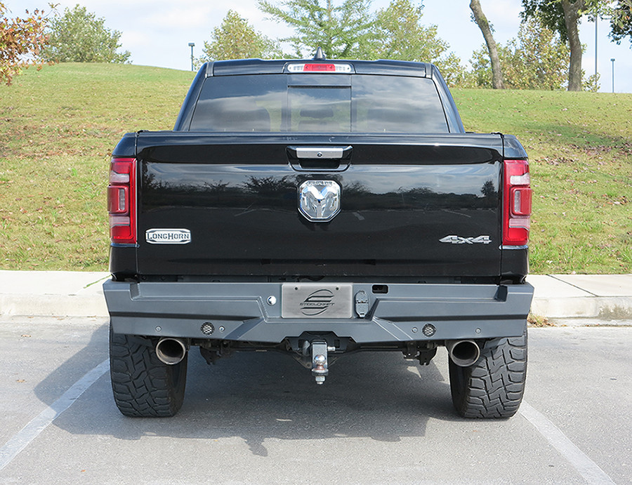 Elevation Rear Bumper - Fine Textured Black (65-22270)
