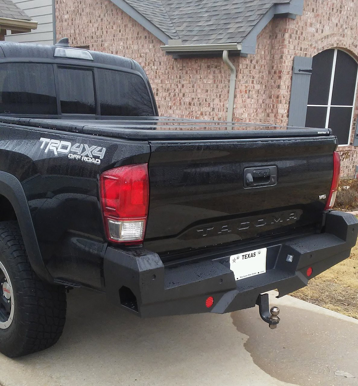 Elevation Rear Bumper - Fine Textured Black (65-23420)