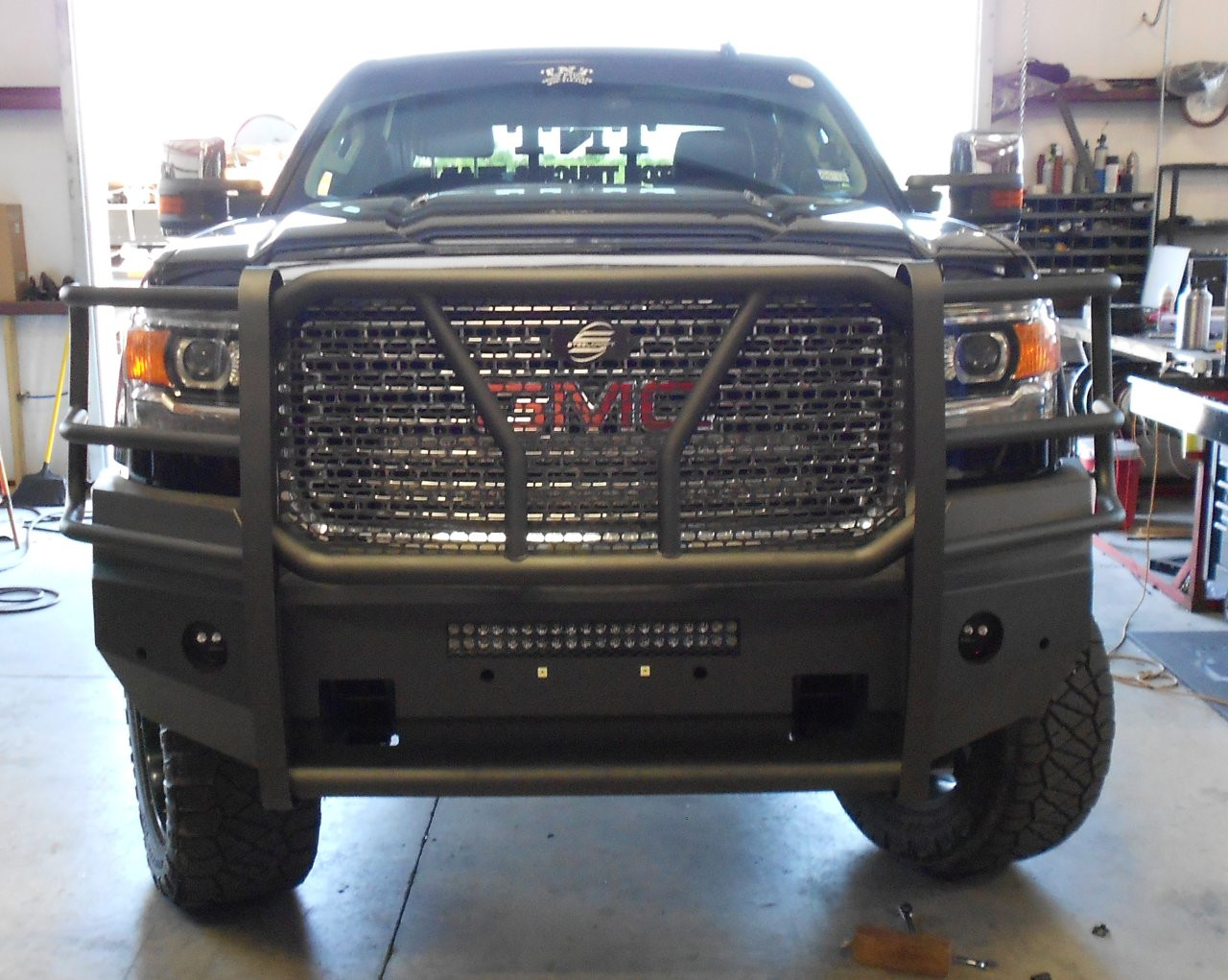 Elevation Front Bumper - Fine Textured Black (60-10460) — primary image