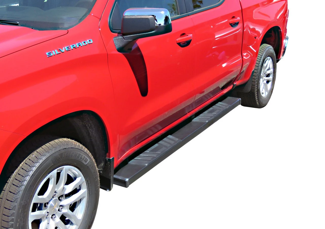 STX500 Running Boards - Textured Black (500-02290) — primary image
