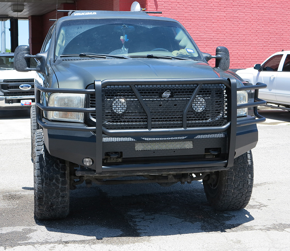 Elevation Front Bumper - Fine Textured Black (60-11300) — primary image