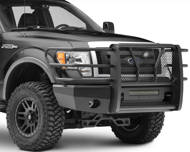 Elevation Front Bumper - Fine Textured Black (60-11360)