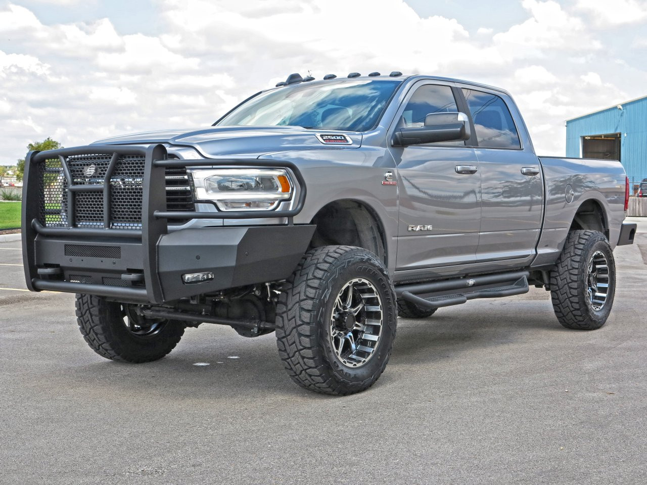 Elevation Front Bumper - Fine Textured Black (60-12280C) — primary image