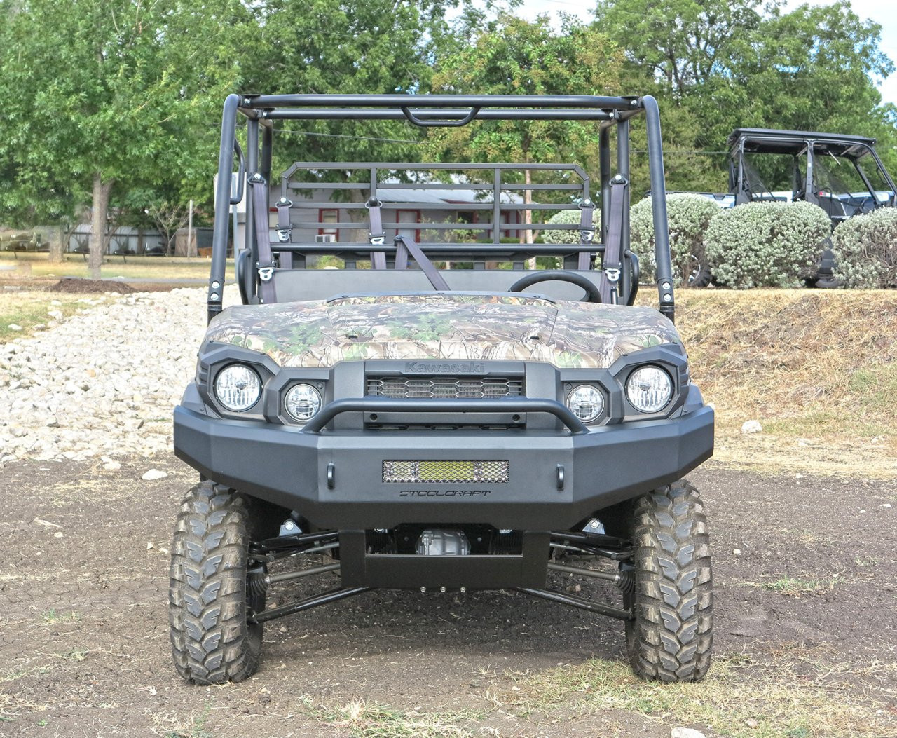 UTV Front Bumper Overlay - Fine Textured Black — primary image