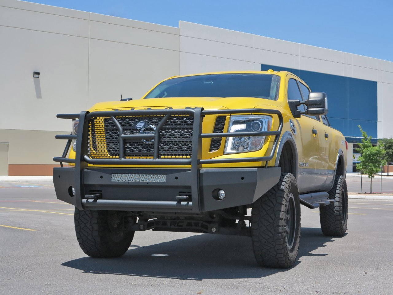 Elevation Front Bumper - Fine Textured Black (60-14080C) — primary image