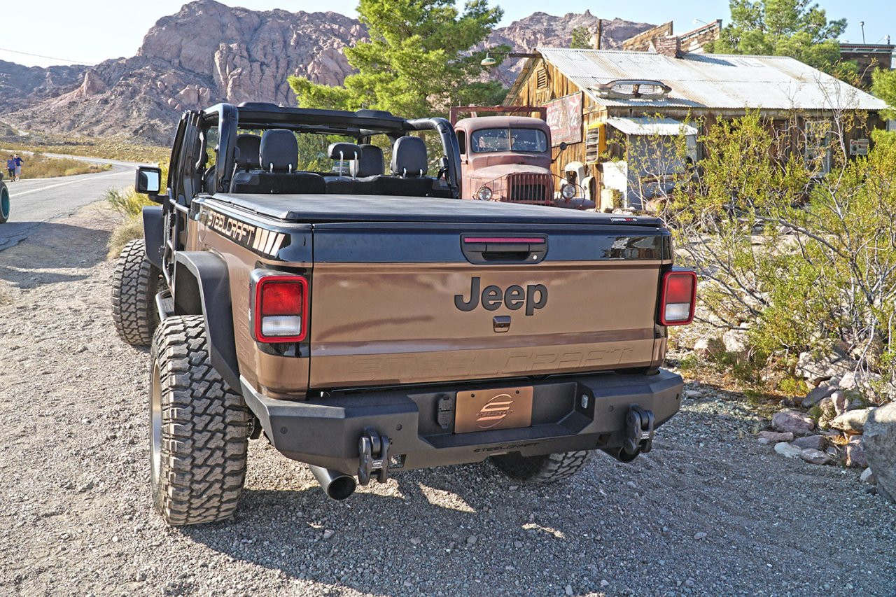 Full Width Rear Bumper - Textured Black (65-92540)