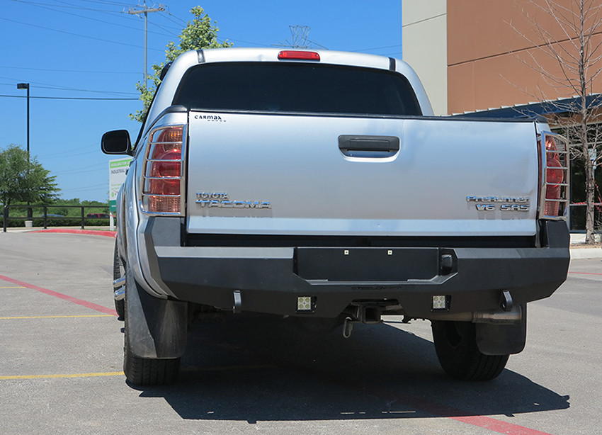 Fortis Rear Bumper - Textured Black (76-23370)