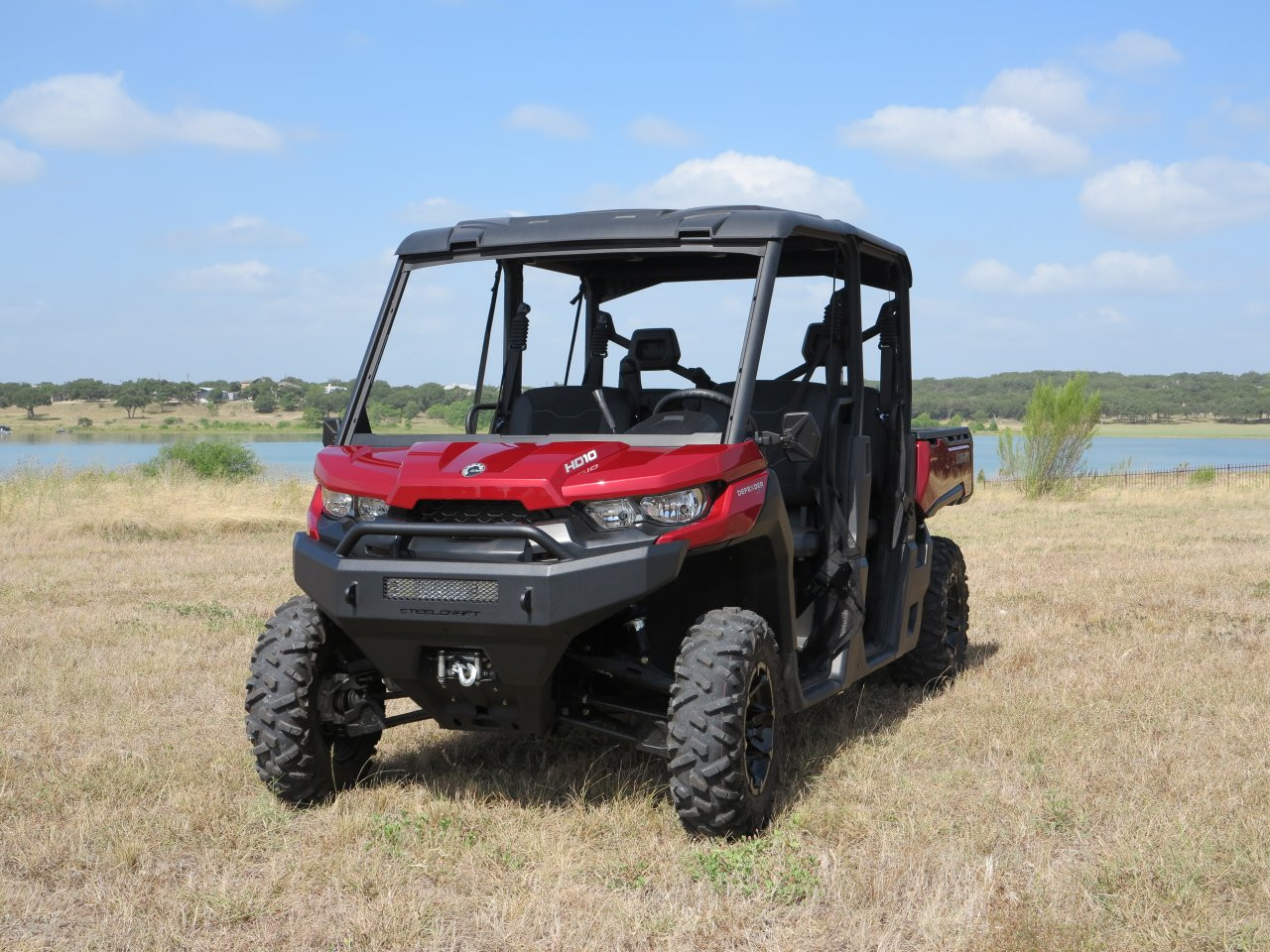 UTV Front Bumper Replacement - Fine Textured Black