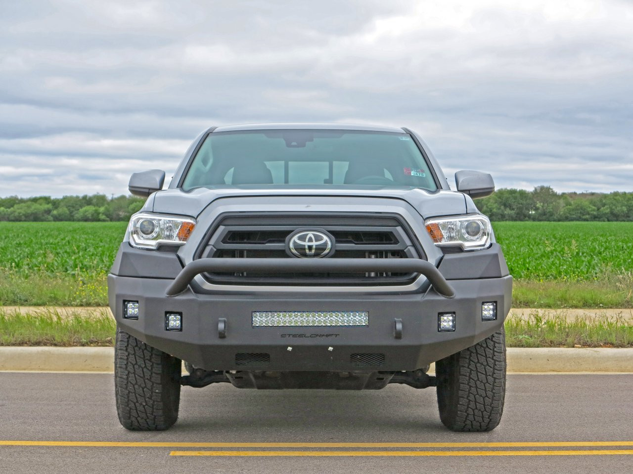 Fortis Front Bumper - Textured Black (71-13420HP) — primary image