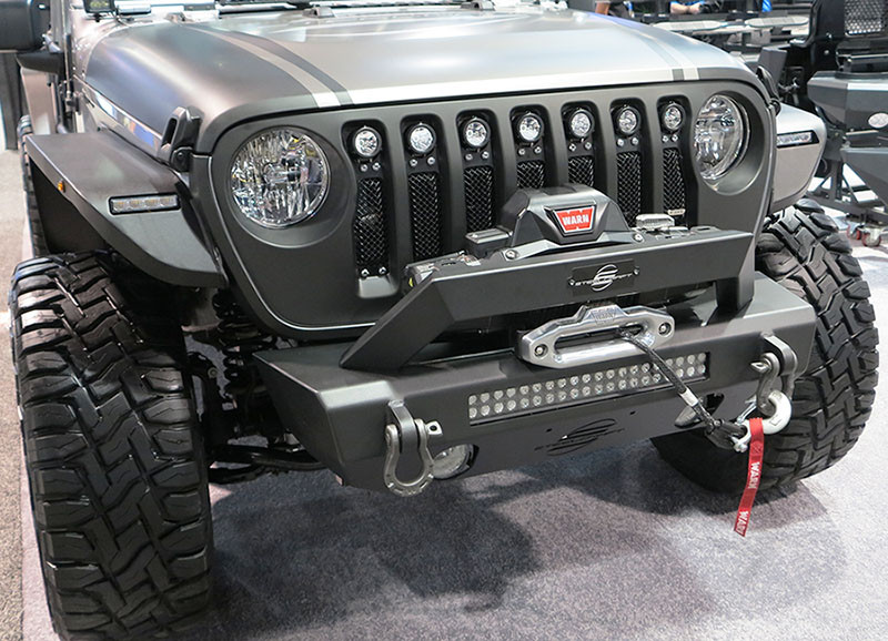 Stubby Front Bumper - Textured Black — primary image