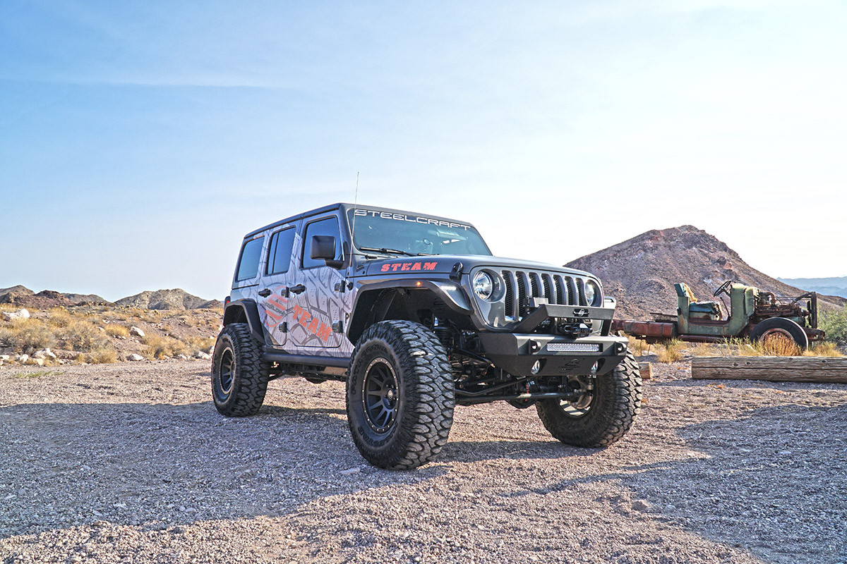 Stubby Front Bumper - Textured Black