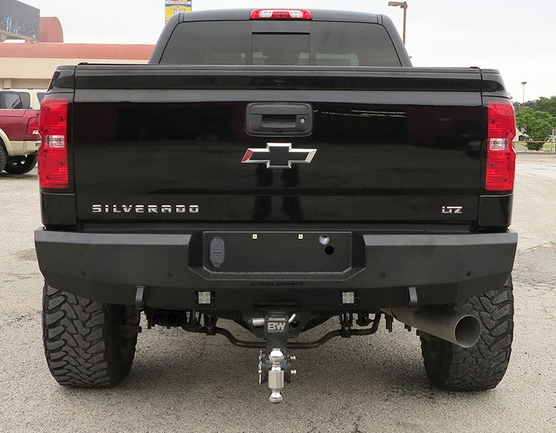 Fortis Rear Bumper - Textured Black — primary image