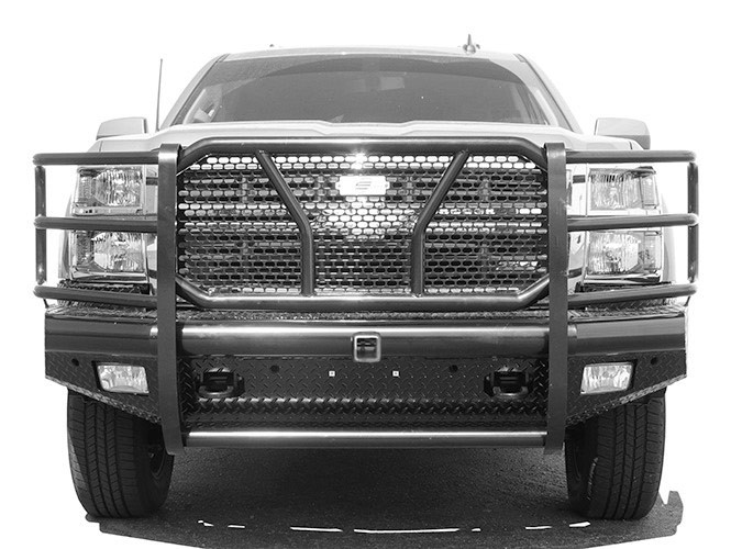 HD Front Bumper Replacements - Black (HD10420R) — primary image
