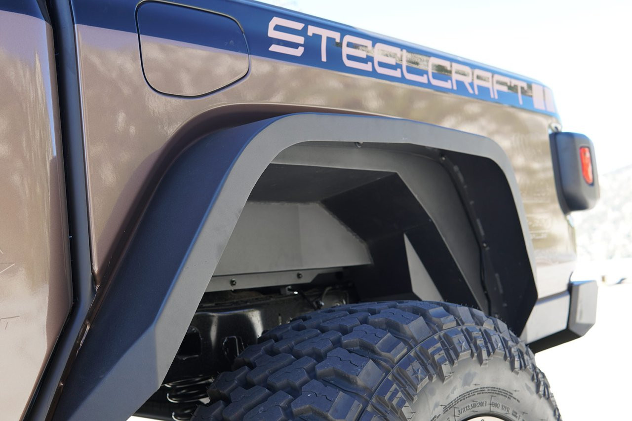 Rear Fender Liners - Fine Textured Black (92345) — primary image