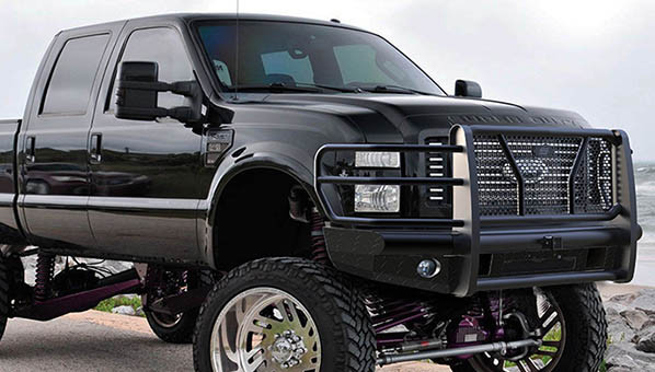HD Front Bumper Replacements - Black (HD11320R) — primary image