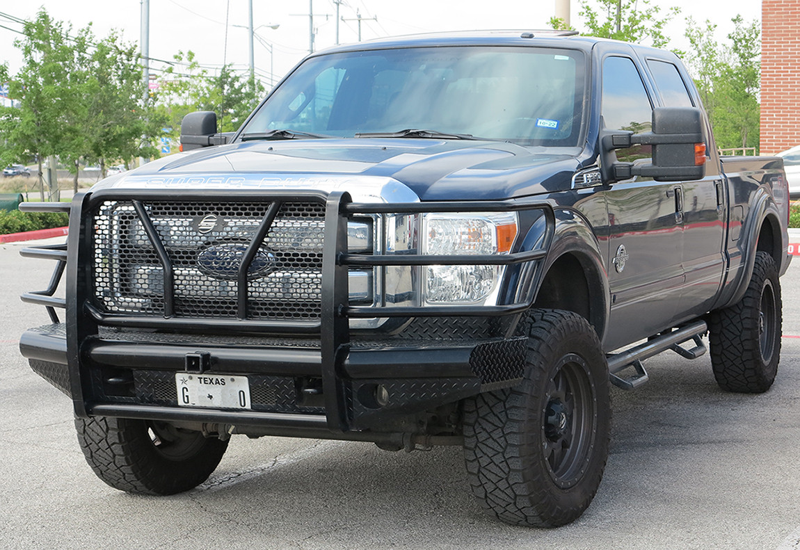 HD Front Bumper Replacements - Black (HD11370R)